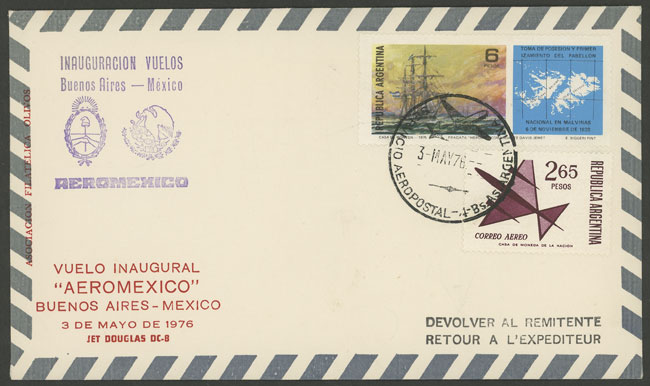 Lot 1347 - Argentina postal history - Guillermo Jalil - Philatino Auction # 2324 ARGENTINA: Lot 1347 - Argentina postal history - Guillermo Jalil - Philatino Auction # 2324 ARGENTINA: