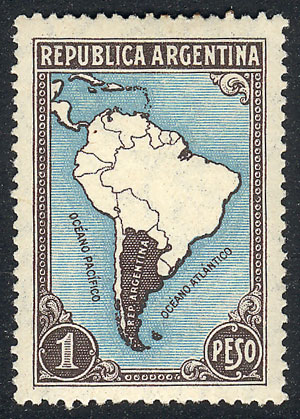 Lot 460 - Argentina general issues -  Guillermo Jalil - Philatino Auction # 2324 ARGENTINA: 