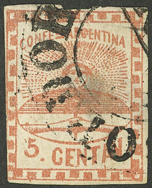 Lot 34 - Argentina confederation -  Guillermo Jalil - Philatino Auction # 2324 ARGENTINA: 