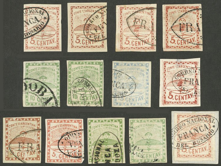 Lot 36 - Argentina confederation -  Guillermo Jalil - Philatino Auction # 2324 ARGENTINA: 