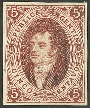 Lot 139 - Argentina rivadavias -  Guillermo Jalil - Philatino Auction # 2324 ARGENTINA: 