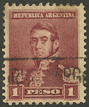 Lot 279 - Argentina general issues -  Guillermo Jalil - Philatino Auction # 2324 ARGENTINA: 