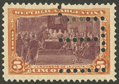 Lot 323 - Argentina general issues - Guillermo Jalil - Philatino Auction # 2324 ARGENTINA: Lot 323 - Argentina general issues - Guillermo Jalil - Philatino Auction # 2324 ARGENTINA: