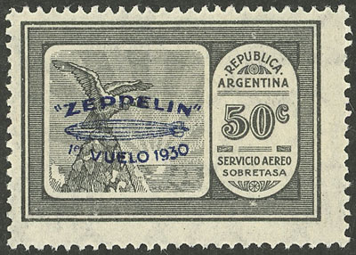 Lot 413 - Argentina general issues -  Guillermo Jalil - Philatino Auction # 2324 ARGENTINA: 