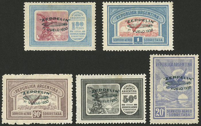 Lot 419 - Argentina general issues -  Guillermo Jalil - Philatino Auction # 2324 ARGENTINA: 