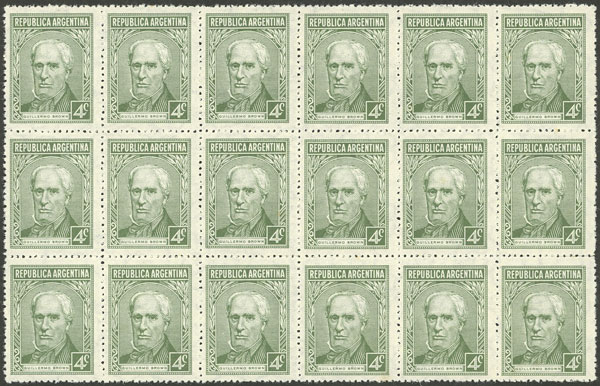 Lot 455 - Argentina general issues -  Guillermo Jalil - Philatino Auction # 2324 ARGENTINA: 