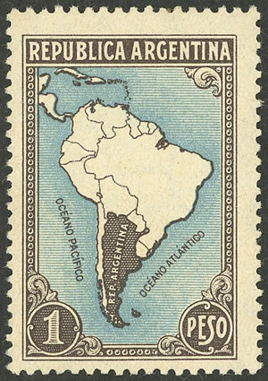 Lot 461 - Argentina general issues -  Guillermo Jalil - Philatino Auction # 2324 ARGENTINA: 