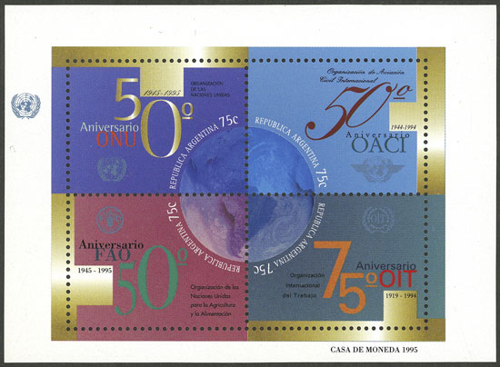 Lot 1158 - Argentina souvenir sheets -  Guillermo Jalil - Philatino Auction # 2324 ARGENTINA: 