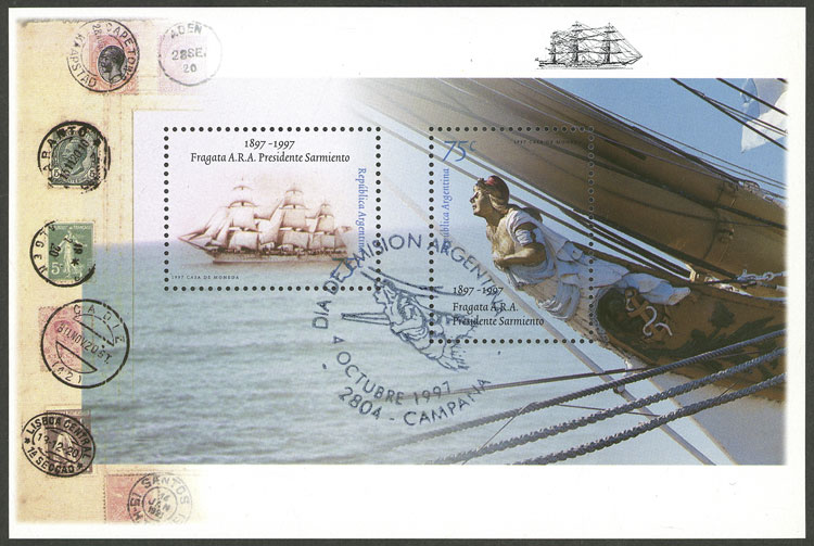 Lot 1164 - Argentina souvenir sheets -  Guillermo Jalil - Philatino Auction # 2324 ARGENTINA: 