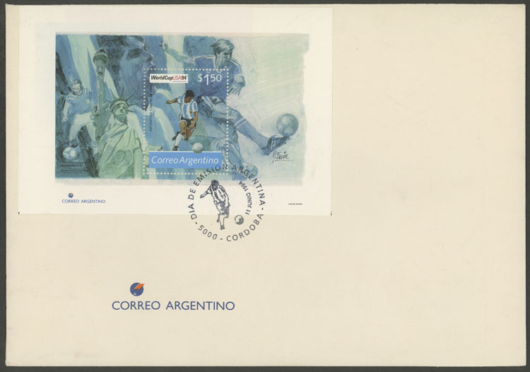 Lot 1156 - Argentina souvenir sheets -  Guillermo Jalil - Philatino Auction # 2324 ARGENTINA: 