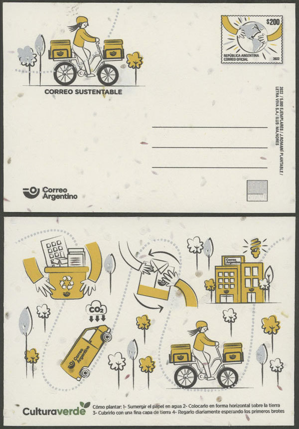 Lot 1273 - Argentina Postal stationery - Guillermo Jalil - Philatino Auction # 2324 ARGENTINA: Lot 1273 - Argentina Postal stationery - Guillermo Jalil - Philatino Auction # 2324 ARGENTINA: