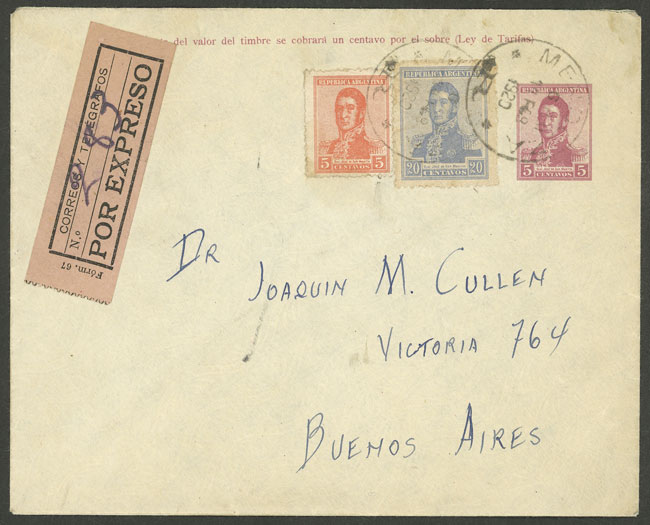 Lot 1293 - Argentina postal history - Guillermo Jalil - Philatino Auction # 2324 ARGENTINA: Lot 1293 - Argentina postal history - Guillermo Jalil - Philatino Auction # 2324 ARGENTINA: