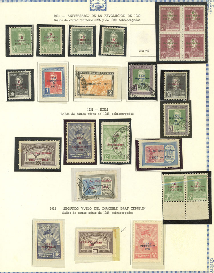 Lot 1365 - Argentina Lots and Collections -  Guillermo Jalil - Philatino Auction # 2324 ARGENTINA: 