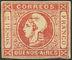 Lot 15 - Argentina cabecitas - Guillermo Jalil - Philatino Auction # 2324 ARGENTINA: Lot 15 - Argentina cabecitas - Guillermo Jalil - Philatino Auction # 2324 ARGENTINA: