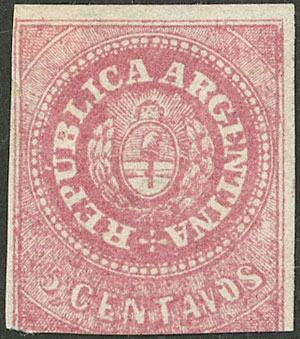Lot 46 - Argentina escuditos -  Guillermo Jalil - Philatino Auction # 2324 ARGENTINA: 