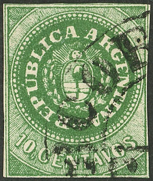 Lot 53 - Argentina escuditos -  Guillermo Jalil - Philatino Auction # 2324 ARGENTINA: 