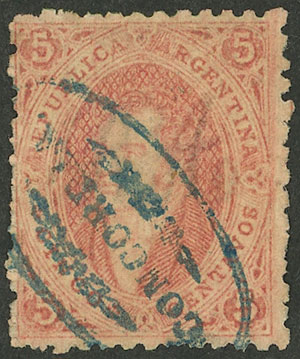 Lot 73 - Argentina rivadavias -  Guillermo Jalil - Philatino Auction # 2324 ARGENTINA: 