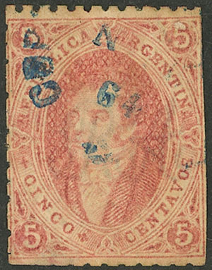 Lot 70 - Argentina rivadavias -  Guillermo Jalil - Philatino Auction # 2324 ARGENTINA: 