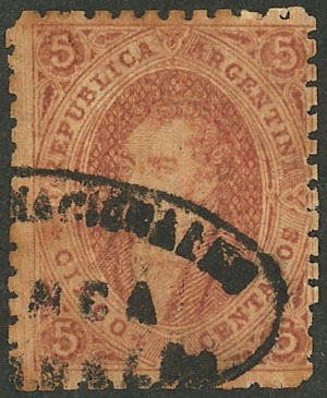 Lot 72 - Argentina rivadavias -  Guillermo Jalil - Philatino Auction # 2324 ARGENTINA: 