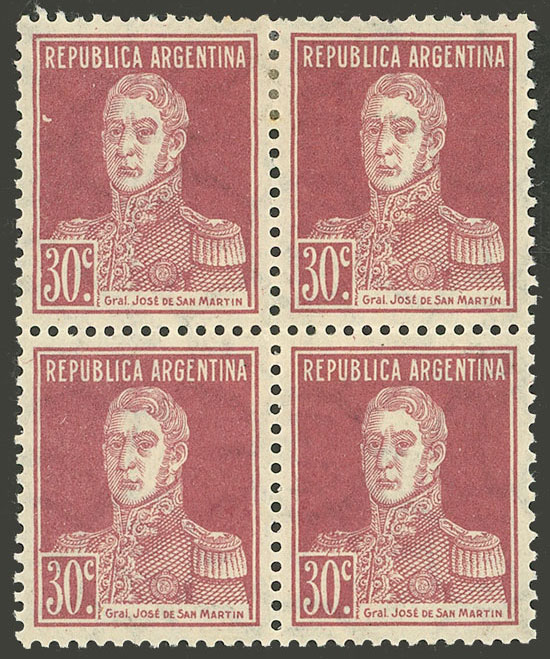 Lot 382 - Argentina general issues -  Guillermo Jalil - Philatino Auction # 2324 ARGENTINA: 
