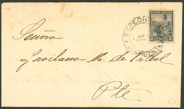 Lot 1285 - Argentina postal history - Guillermo Jalil - Philatino Auction # 2324 ARGENTINA: Lot 1285 - Argentina postal history - Guillermo Jalil - Philatino Auction # 2324 ARGENTINA: