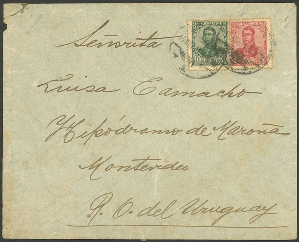 Lot 1291 - Argentina postal history - Guillermo Jalil - Philatino Auction # 2324 ARGENTINA: Lot 1291 - Argentina postal history - Guillermo Jalil - Philatino Auction # 2324 ARGENTINA: