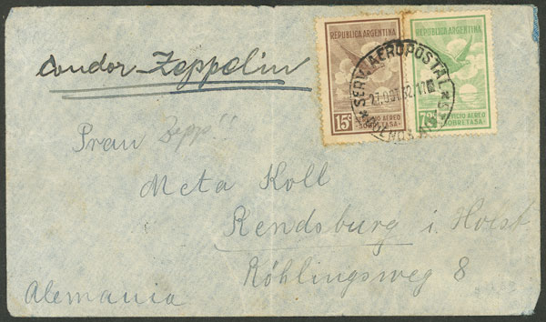 Lot 1297 - Argentina postal history - Guillermo Jalil - Philatino Auction # 2324 ARGENTINA: Lot 1297 - Argentina postal history - Guillermo Jalil - Philatino Auction # 2324 ARGENTINA: