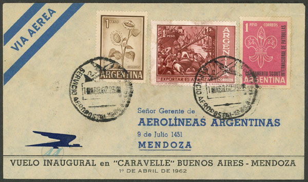 Lot 1330 - Argentina postal history - Guillermo Jalil - Philatino Auction # 2324 ARGENTINA: Lot 1330 - Argentina postal history - Guillermo Jalil - Philatino Auction # 2324 ARGENTINA: