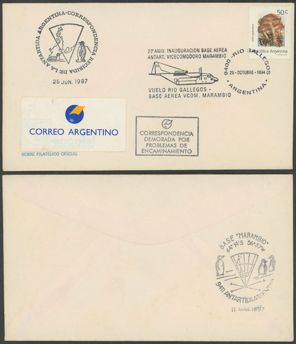 Lot 1358 - Argentina postal history -  Guillermo Jalil - Philatino Auction # 2324 ARGENTINA: 