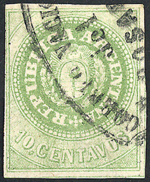 Lot 64 - Argentina escuditos -  Guillermo Jalil - Philatino Auction # 2324 ARGENTINA: 