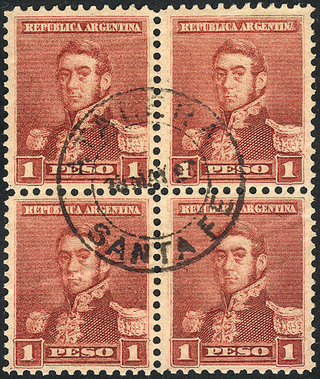 Lot 278 - Argentina general issues -  Guillermo Jalil - Philatino Auction # 2324 ARGENTINA: 