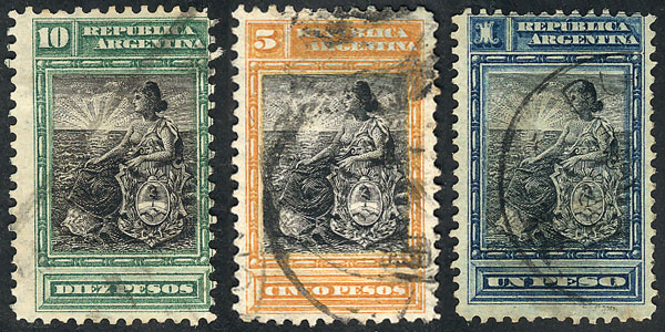 Lot 303 - Argentina general issues - Guillermo Jalil - Philatino Auction # 2324 ARGENTINA: Lot 303 - Argentina general issues - Guillermo Jalil - Philatino Auction # 2324 ARGENTINA: