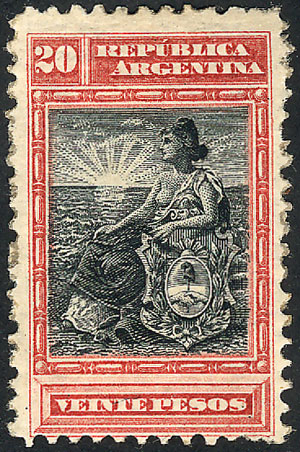 Lot 307 - Argentina general issues - Guillermo Jalil - Philatino Auction # 2324 ARGENTINA: Lot 307 - Argentina general issues - Guillermo Jalil - Philatino Auction # 2324 ARGENTINA: