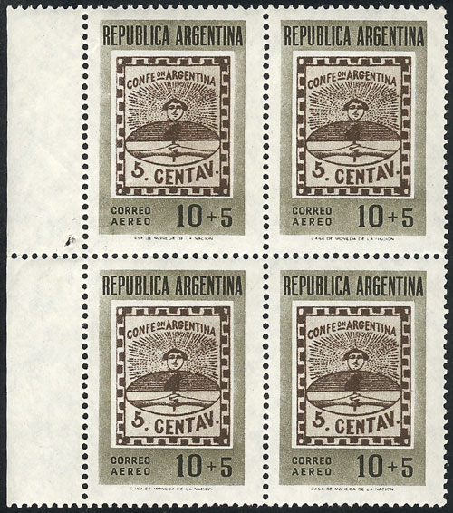 Lot 715 - Argentina general issues - Guillermo Jalil - Philatino Auction # 2324 ARGENTINA: Lot 715 - Argentina general issues - Guillermo Jalil - Philatino Auction # 2324 ARGENTINA: