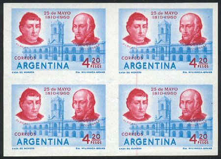 Lot 814 - Argentina general issues - Guillermo Jalil - Philatino Auction # 2324 ARGENTINA: Lot 814 - Argentina general issues - Guillermo Jalil - Philatino Auction # 2324 ARGENTINA: