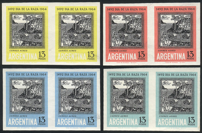 Lot 1133 - Argentina airmail - Guillermo Jalil - Philatino Auction # 2324 ARGENTINA: Lot 1133 - Argentina airmail - Guillermo Jalil - Philatino Auction # 2324 ARGENTINA: