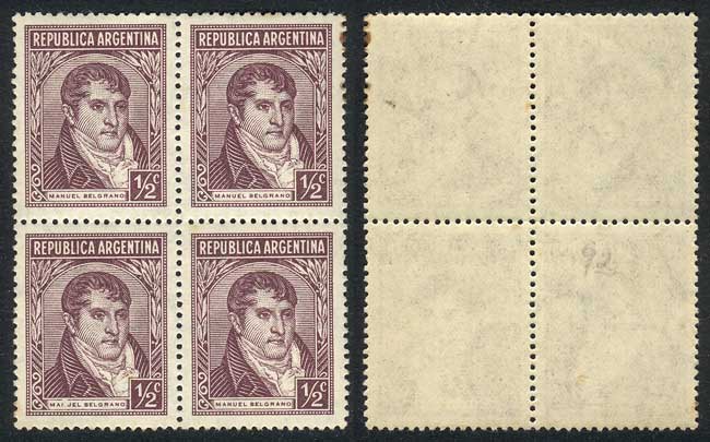 Lot 476 - Argentina general issues - Guillermo Jalil - Philatino Auction # 2324 ARGENTINA: Lot 476 - Argentina general issues - Guillermo Jalil - Philatino Auction # 2324 ARGENTINA:
