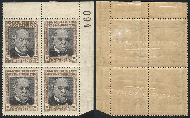 Lot 327 - Argentina general issues - Guillermo Jalil - Philatino Auction # 2324 ARGENTINA: Lot 327 - Argentina general issues - Guillermo Jalil - Philatino Auction # 2324 ARGENTINA: