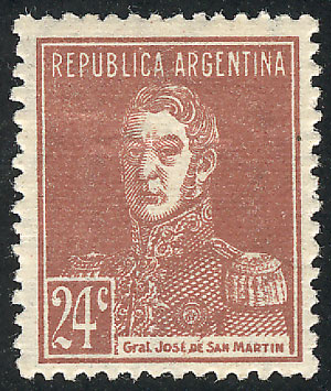 Lot 402 - Argentina general issues -  Guillermo Jalil - Philatino Auction # 2324 ARGENTINA: 