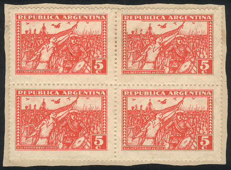 Lot 422 - Argentina general issues -  Guillermo Jalil - Philatino Auction # 2324 ARGENTINA: 