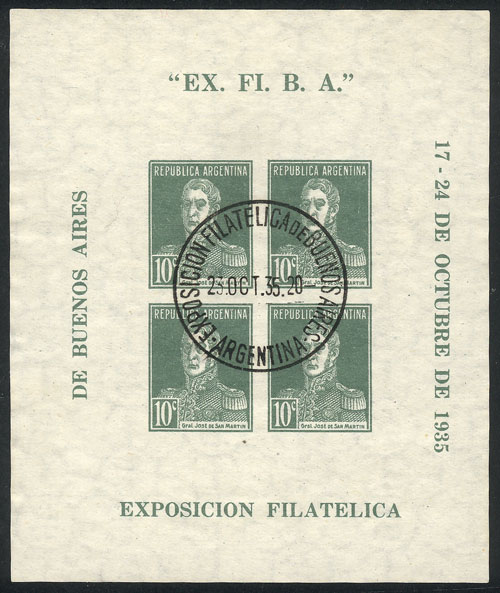 Lot 1136 - Argentina souvenir sheets - Guillermo Jalil - Philatino Auction # 2324 ARGENTINA: Lot 1136 - Argentina souvenir sheets - Guillermo Jalil - Philatino Auction # 2324 ARGENTINA: