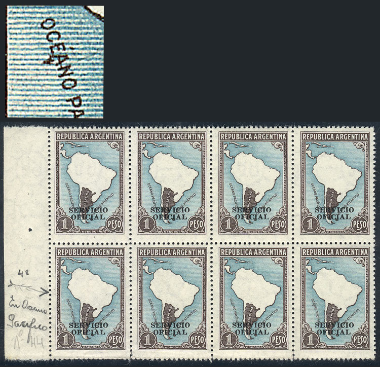 Lot 1239 - Argentina official stamps -  Guillermo Jalil - Philatino Auction # 2324 ARGENTINA: 