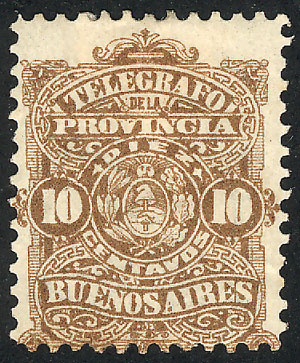 Lot 1258 - Argentina telegraph stamps - Guillermo Jalil - Philatino Auction # 2324 ARGENTINA: Lot 1258 - Argentina telegraph stamps - Guillermo Jalil - Philatino Auction # 2324 ARGENTINA: