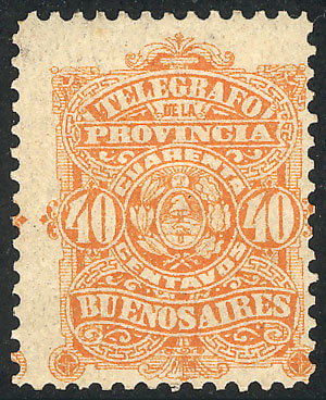 Lot 1259 - Argentina telegraph stamps - Guillermo Jalil - Philatino Auction # 2324 ARGENTINA: Lot 1259 - Argentina telegraph stamps - Guillermo Jalil - Philatino Auction # 2324 ARGENTINA: