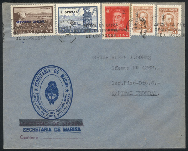 Lot 1249 - Argentina official stamps -  Guillermo Jalil - Philatino Auction # 2324 ARGENTINA: 