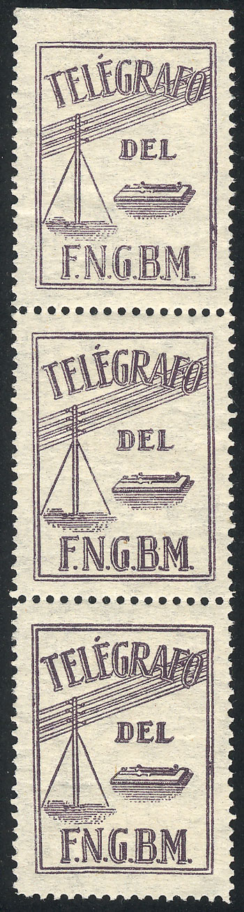 Lot 1262 - Argentina telegraph stamps - Guillermo Jalil - Philatino Auction # 2324 ARGENTINA: Lot 1262 - Argentina telegraph stamps - Guillermo Jalil - Philatino Auction # 2324 ARGENTINA: