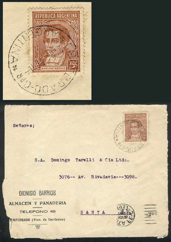 Lot 1301 - Argentina postal history - Guillermo Jalil - Philatino Auction # 2324 ARGENTINA: Lot 1301 - Argentina postal history - Guillermo Jalil - Philatino Auction # 2324 ARGENTINA: