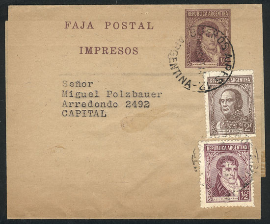 Lot 1307 - Argentina postal history - Guillermo Jalil - Philatino Auction # 2324 ARGENTINA: Lot 1307 - Argentina postal history - Guillermo Jalil - Philatino Auction # 2324 ARGENTINA: