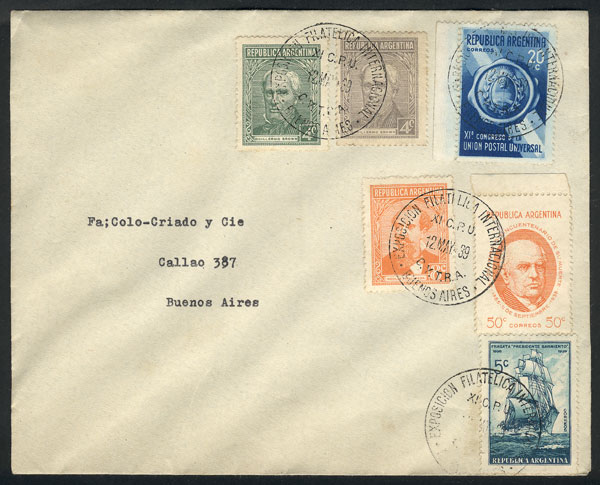 Lot 1305 - Argentina postal history - Guillermo Jalil - Philatino Auction # 2324 ARGENTINA: Lot 1305 - Argentina postal history - Guillermo Jalil - Philatino Auction # 2324 ARGENTINA: