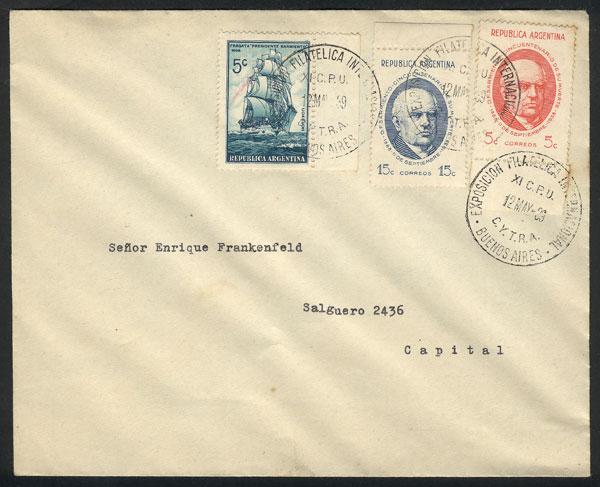 Lot 1303 - Argentina postal history - Guillermo Jalil - Philatino Auction # 2324 ARGENTINA: Lot 1303 - Argentina postal history - Guillermo Jalil - Philatino Auction # 2324 ARGENTINA: